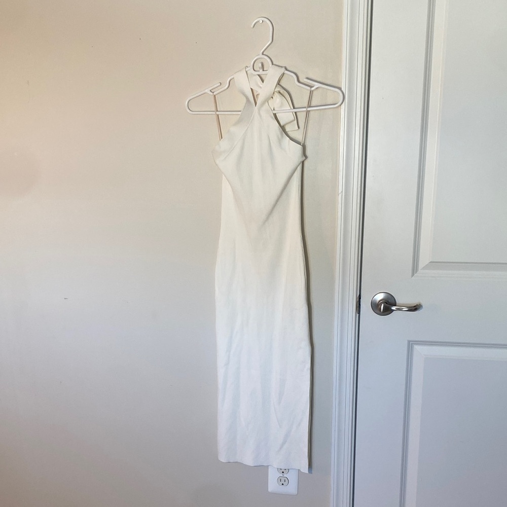 Wilfred White Halter Dress